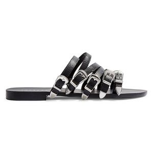Topshop Buckled Leather Sandals